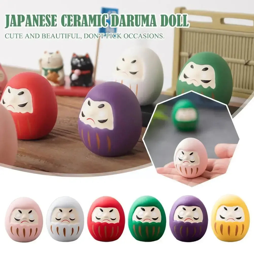 Japanese Ceramic Daruma Doll