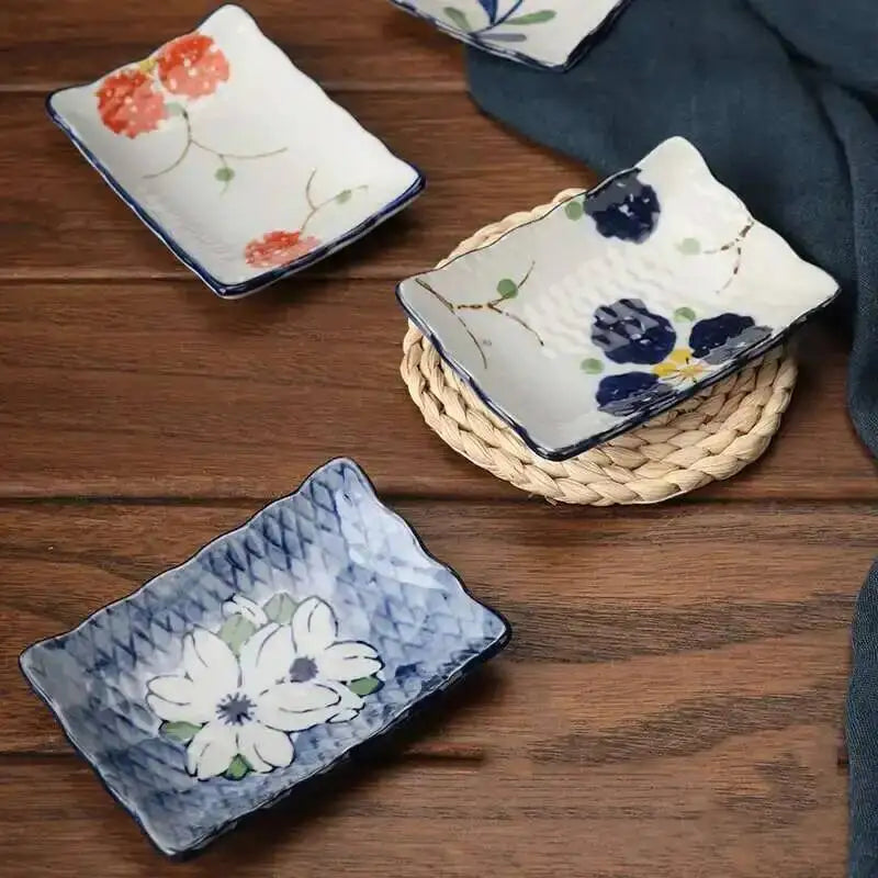 Japanese Ceramic Rectangular Tray
