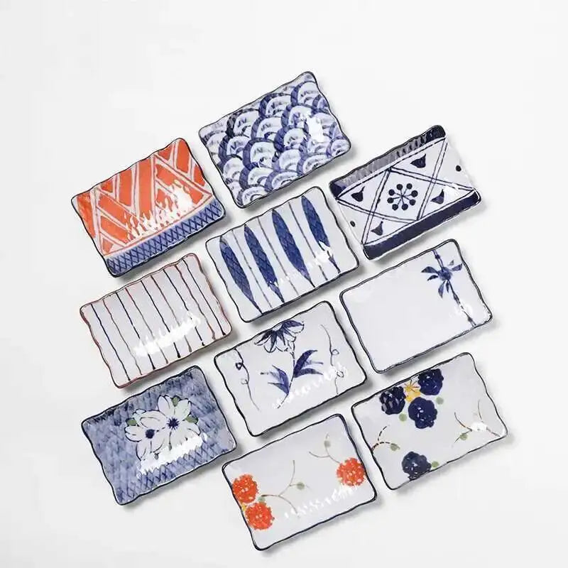 Japanese Ceramic Rectangular Tray