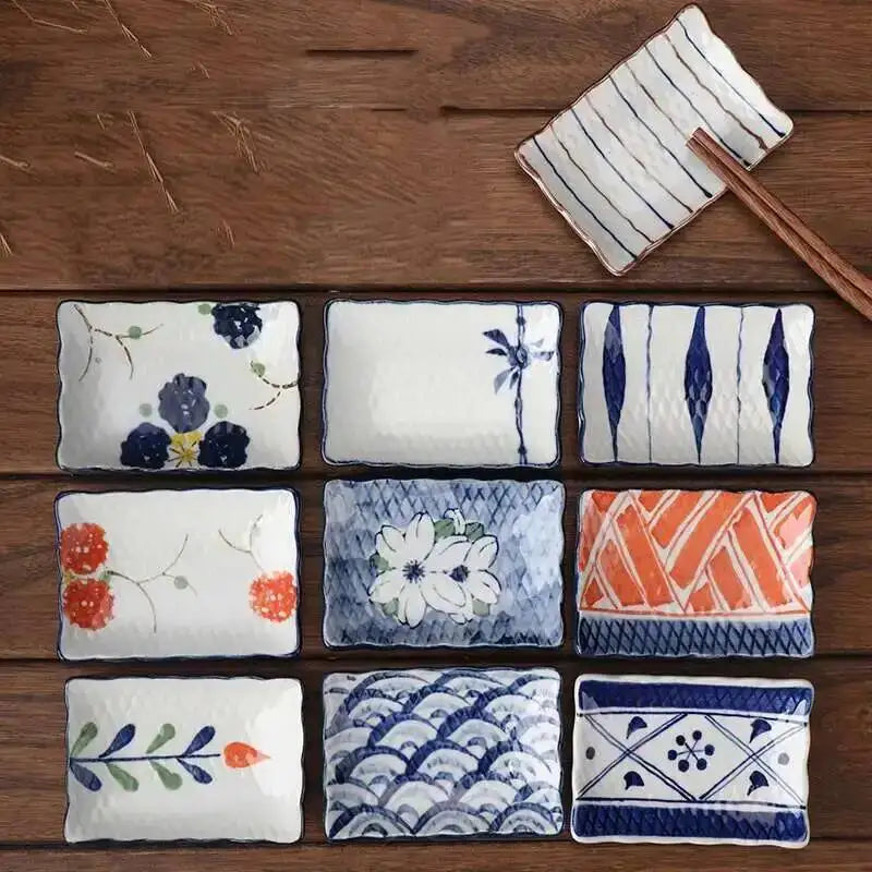 Japanese Ceramic Rectangular Tray