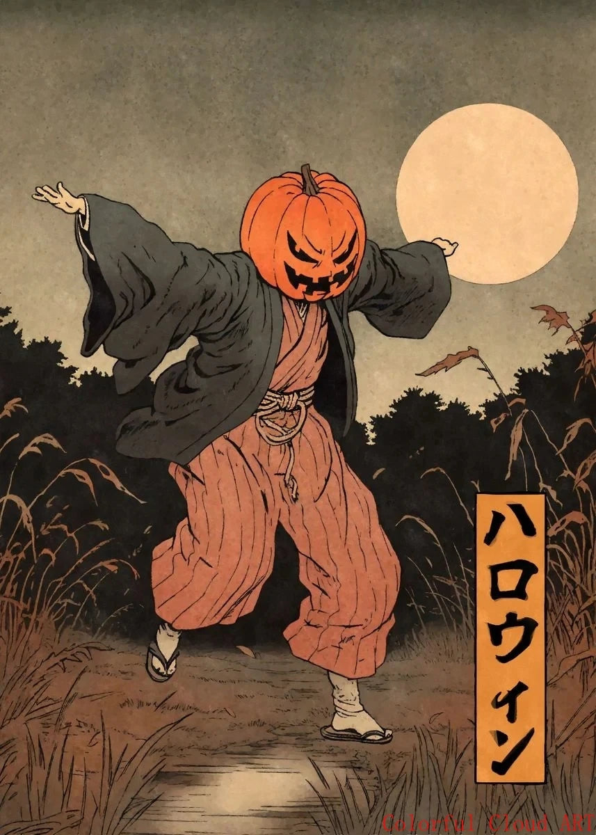 Japanese Halloween Posters