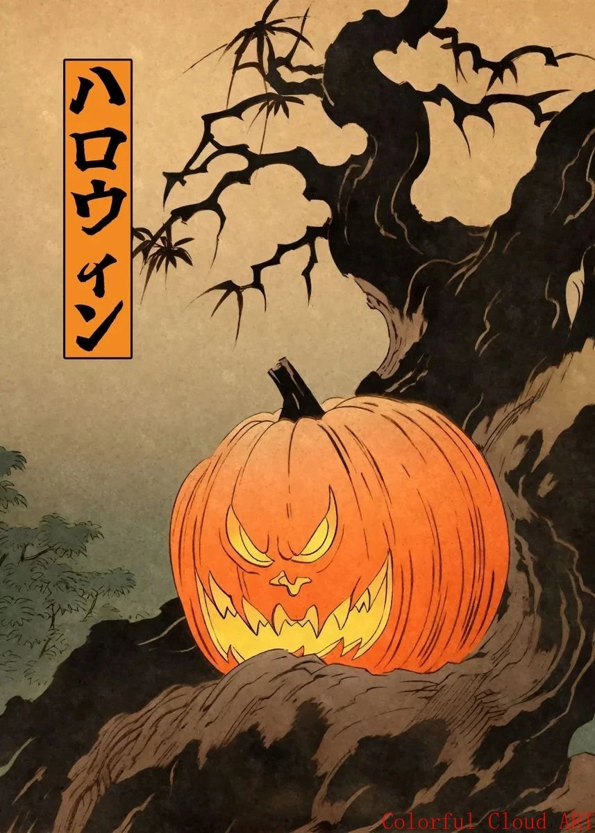 Japanese Halloween Posters