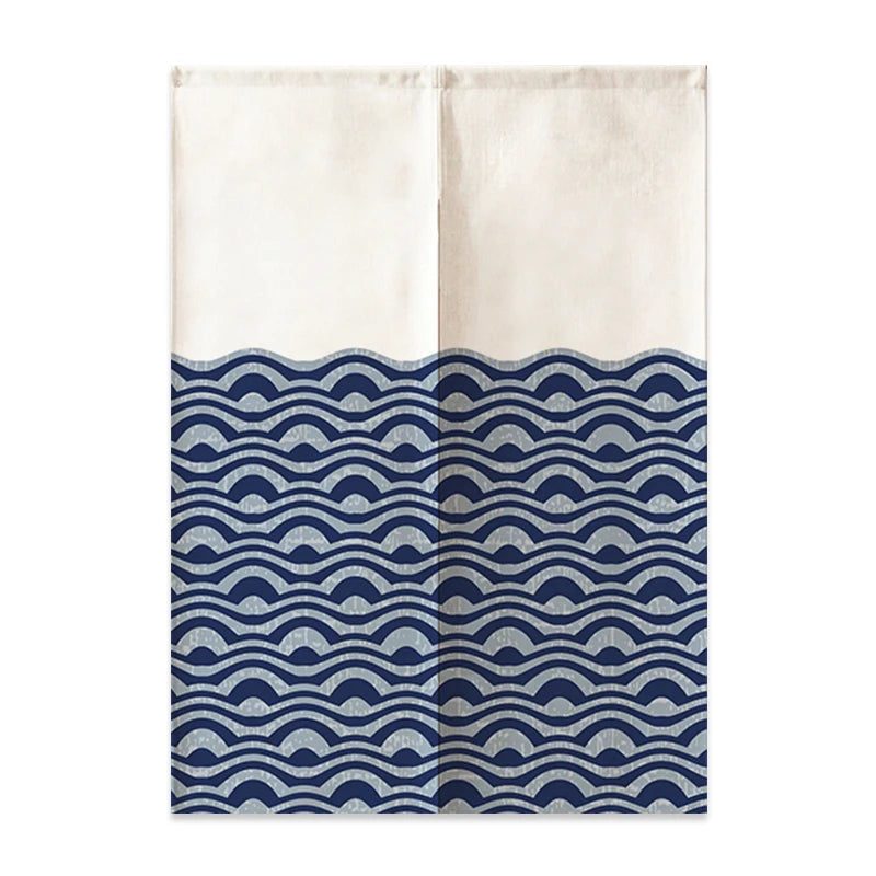 Japanese Linen Half Curtain
