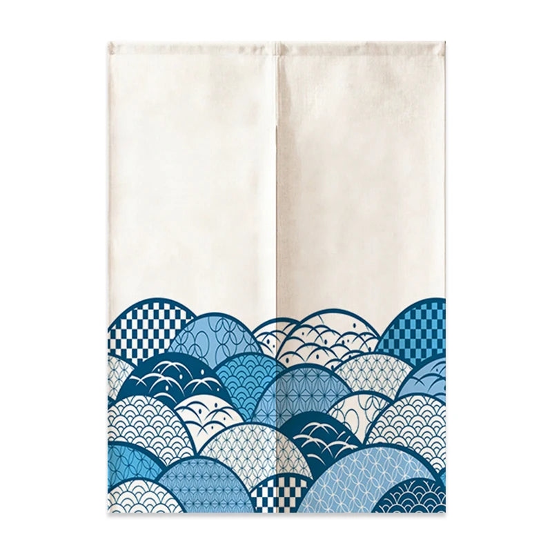 Japanese Linen Half Curtain