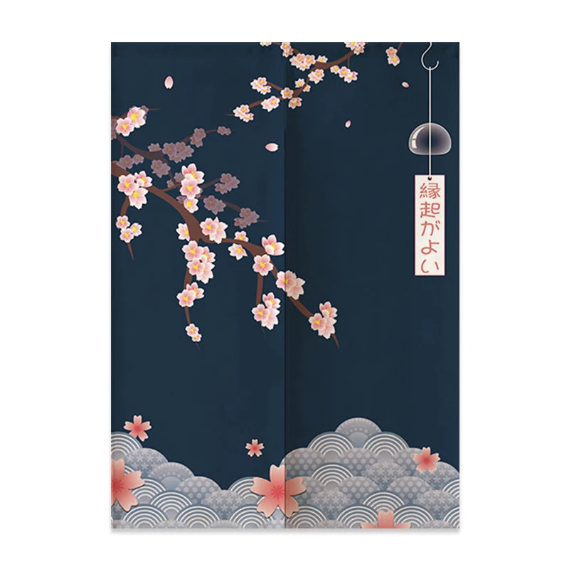 Japanese Linen Half Curtain
