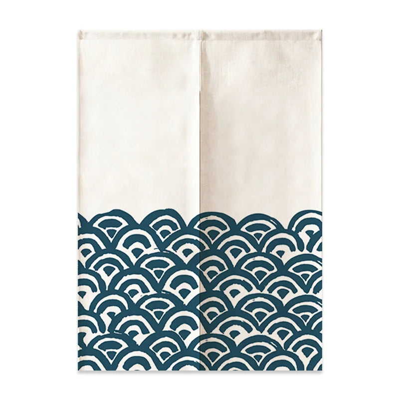 Japanese Linen Half Curtain