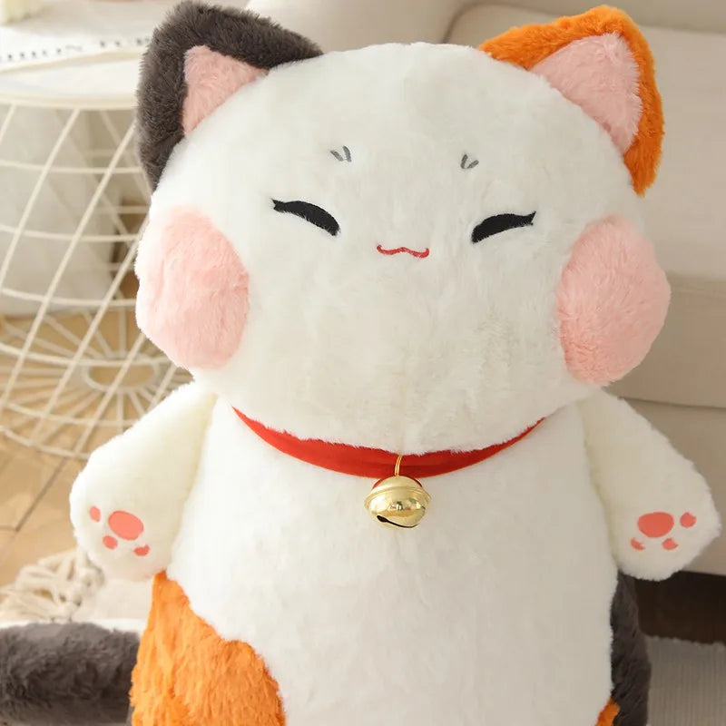 Japanese Lucky Fortune Neko Cat Plush