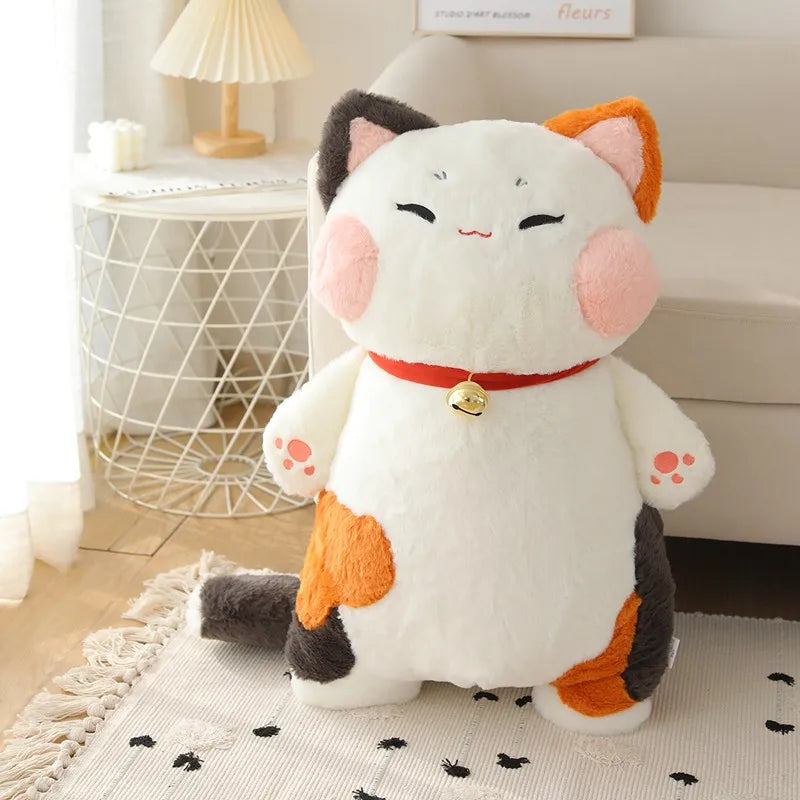 Japanese Lucky Fortune Neko Cat Plush