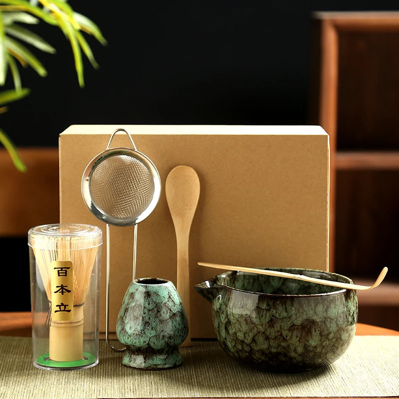 Japanese Matcha Tea Set (Set of 6)