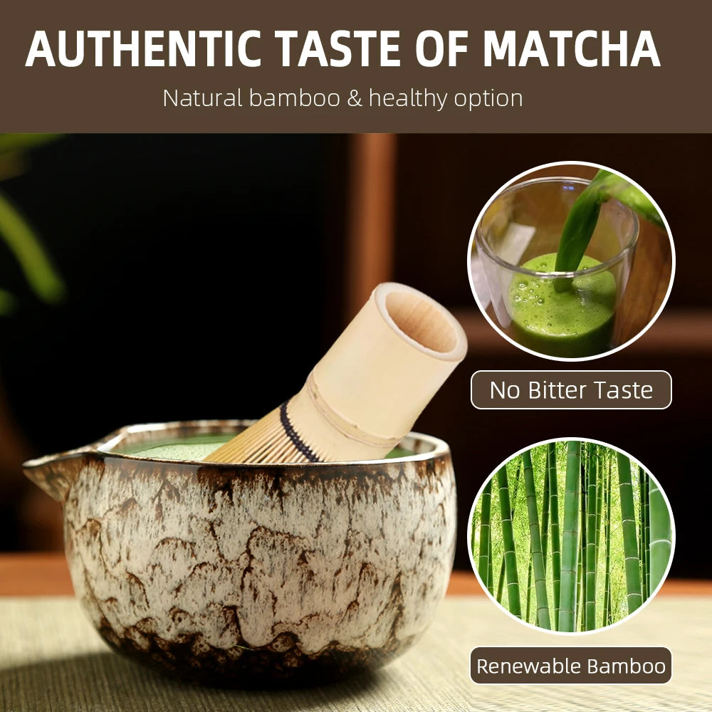 Japanese Matcha Tea Set (Set of 6)