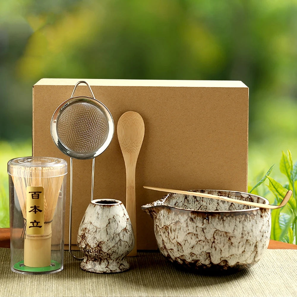 Japanese Matcha Tea Set (Set of 6)