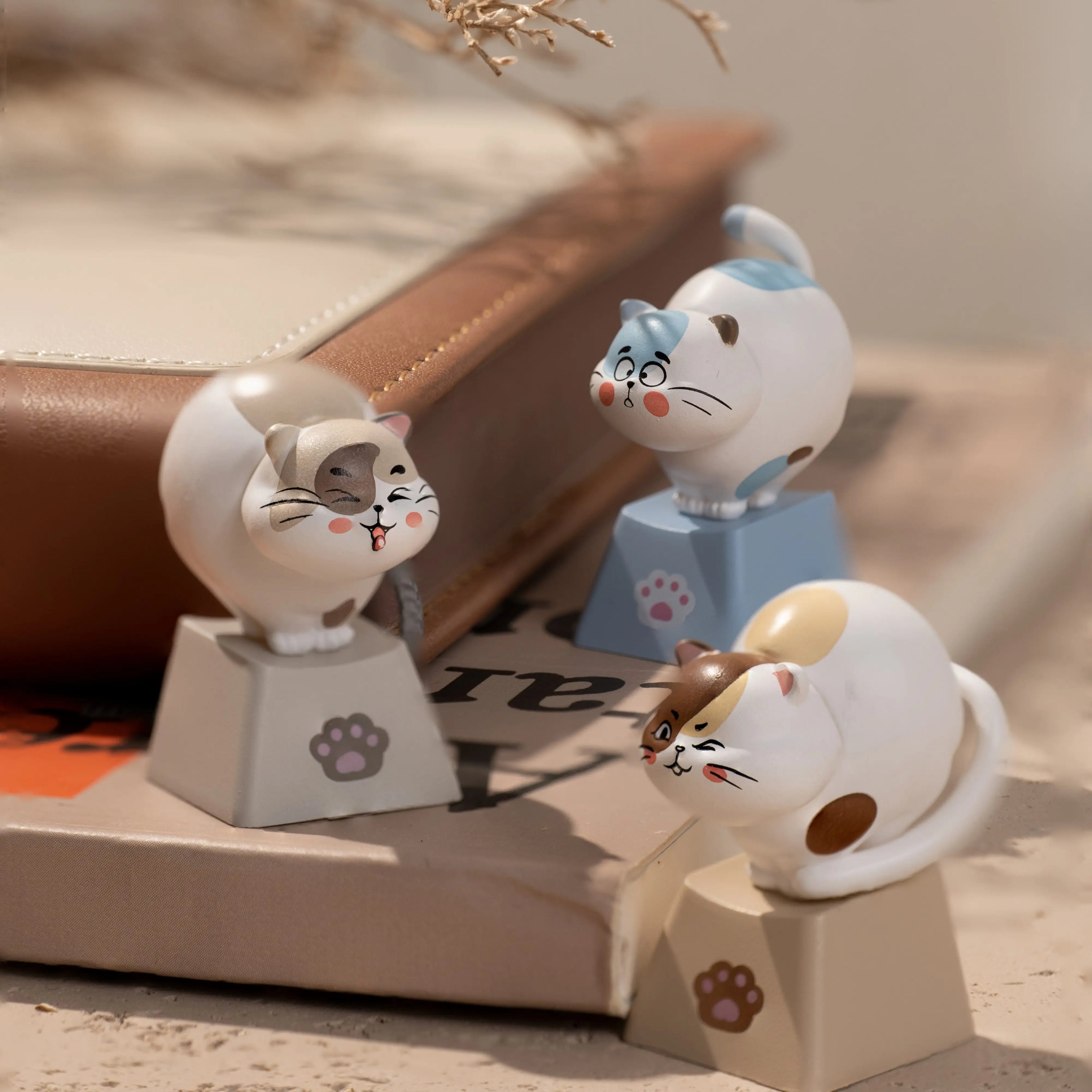 Japanese Neko Artisan Keycap Set