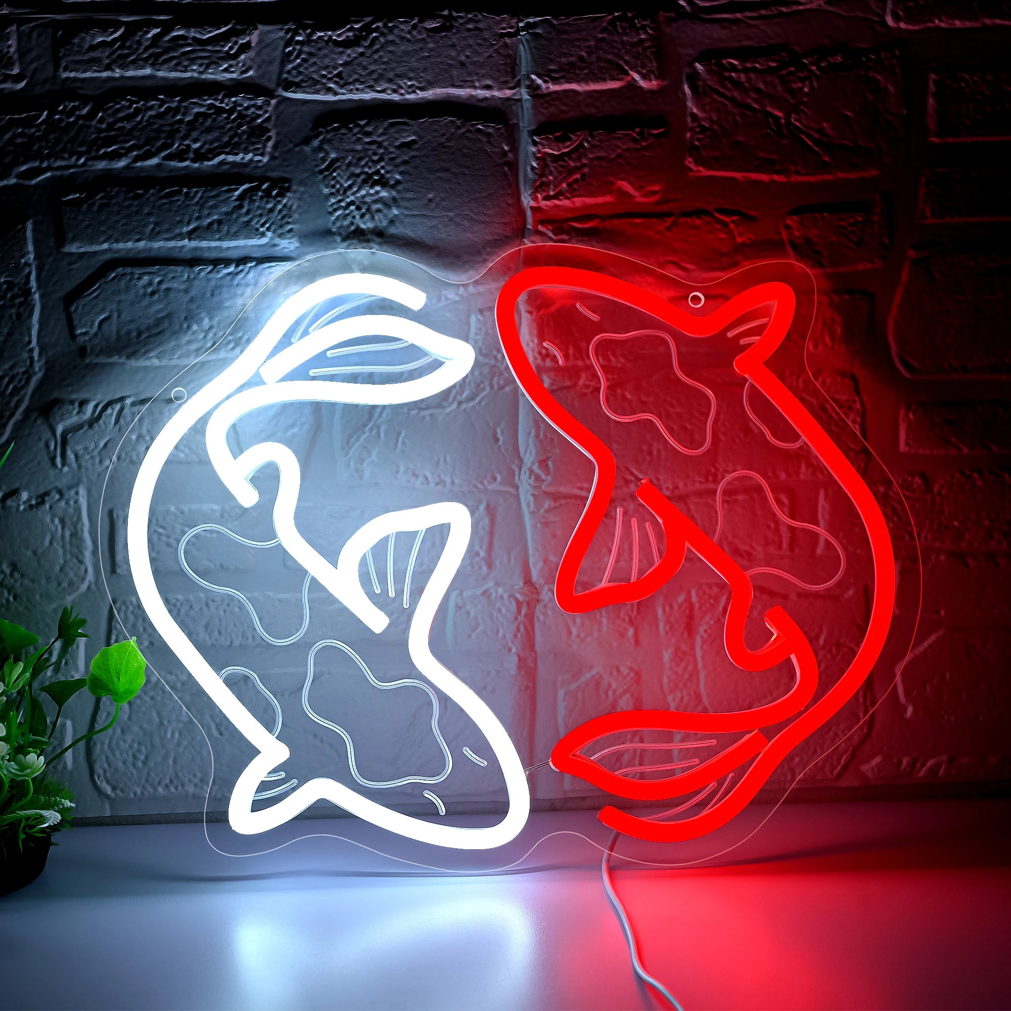 Japanese Neon Koi Fish Sign – Kohijaku