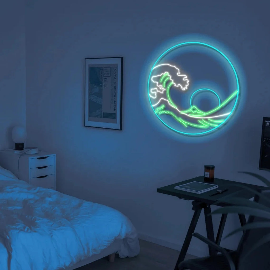 Japanese Neon Sunset LED Sign