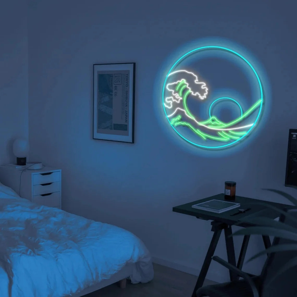 Japanese Neon Sunset LED Sign