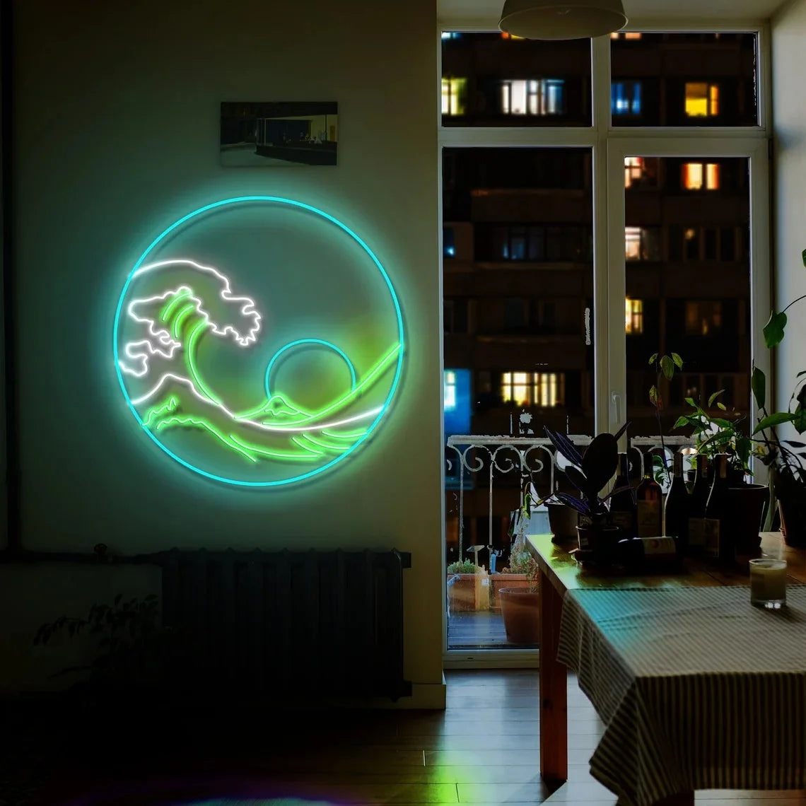 Japanese Neon Sunset LED Sign