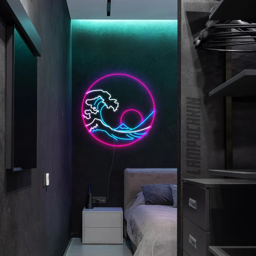 Japanese Neon Sunset LED Sign