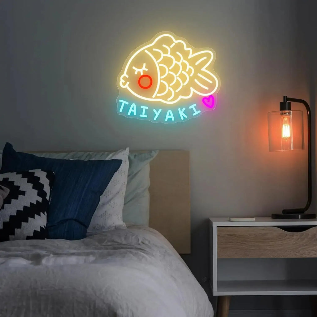 Japanese Neon Taiyaki Sign