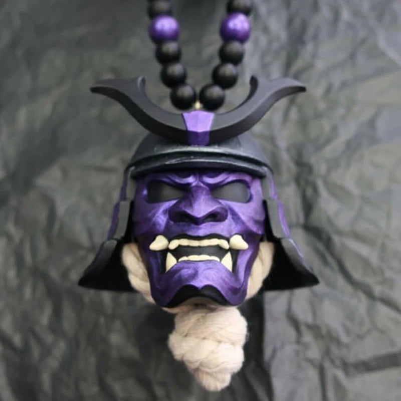 Japanese Oni Samurai Kabuto Pendant