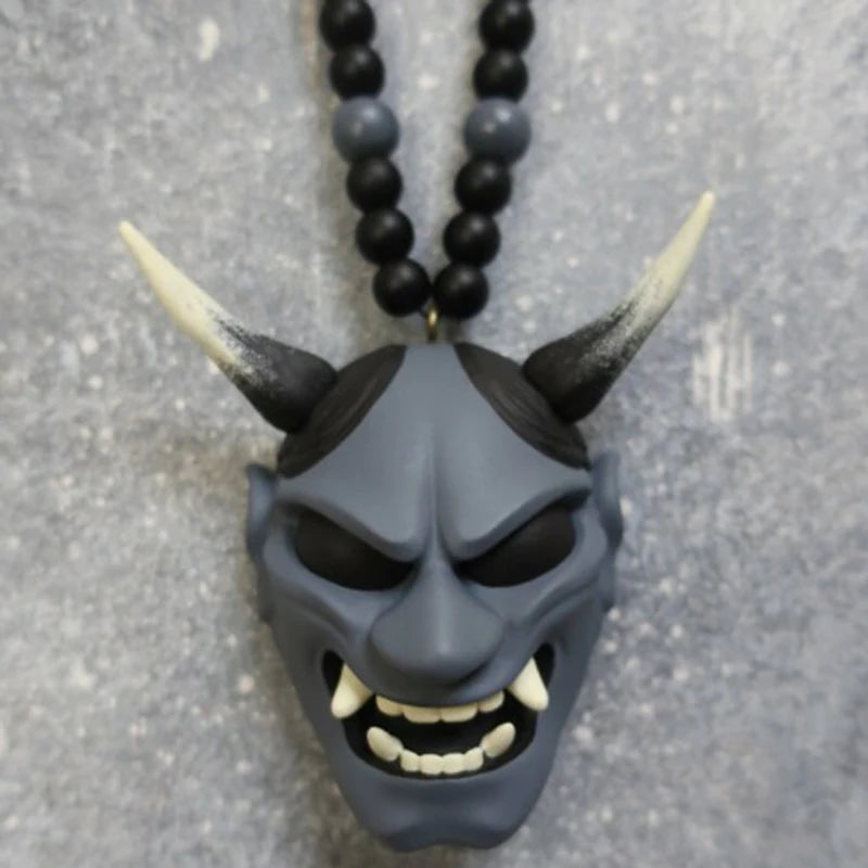 Japanese Oni Samurai Kabuto Pendant