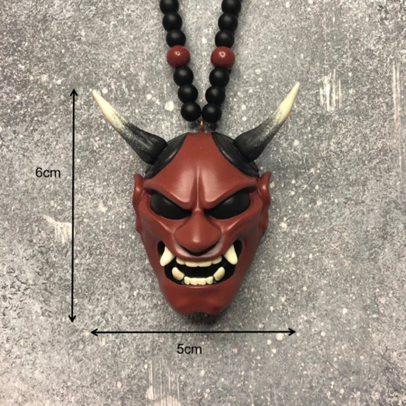 Japanese Oni Samurai Kabuto Pendant
