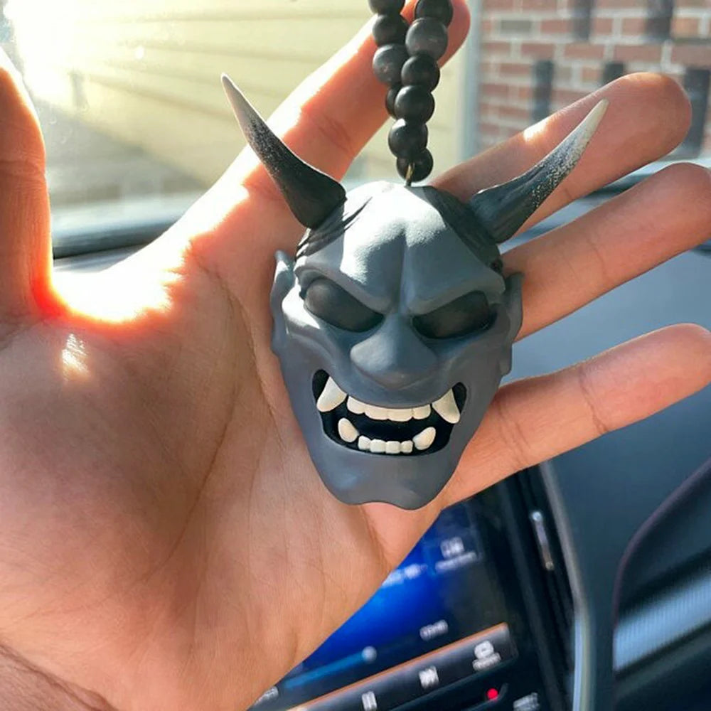 Japanese Oni Samurai Kabuto Pendant