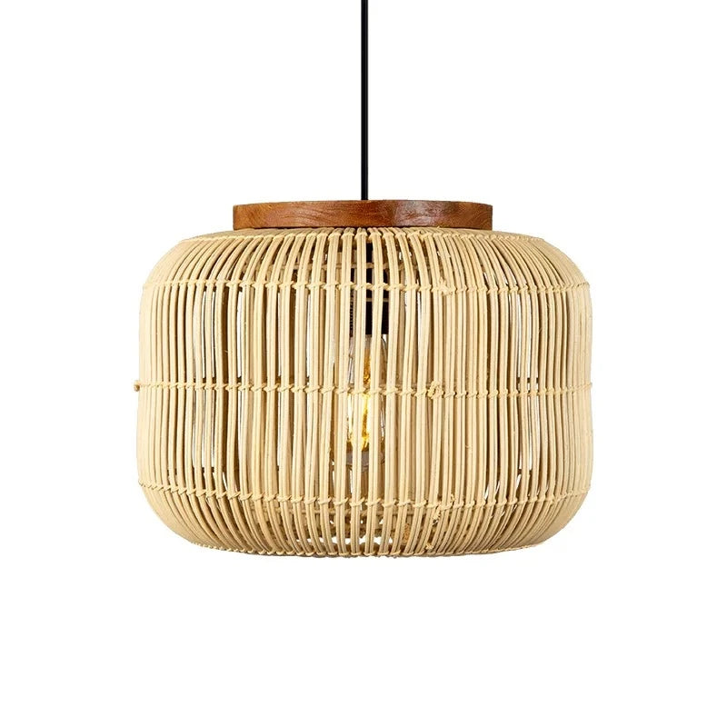 Japanese Rattan Pendant Light