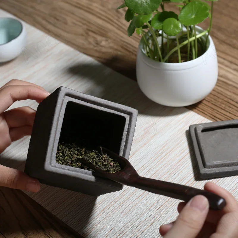 Japanese Retro Ceramic Coffee Tea Jar