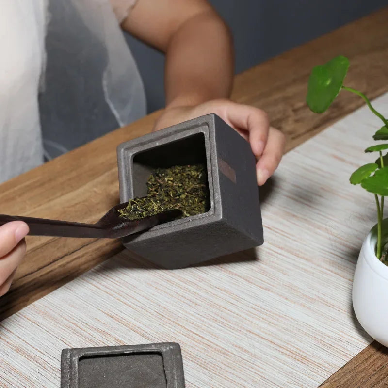 Japanese Retro Ceramic Coffee Tea Jar