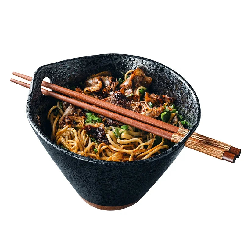 Japanese Retro Ceramic Noodle Bowl
