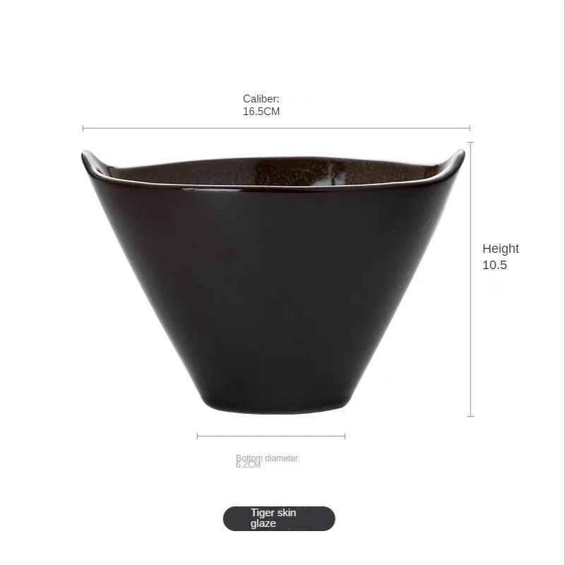 Japanese Retro Ceramic Noodle Bowl