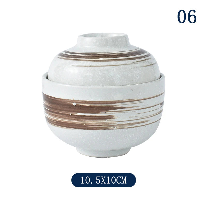 Japanese Soup Bowl With Lid