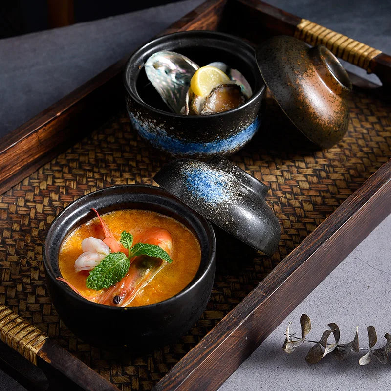 Japanese Soup Bowl With Lid