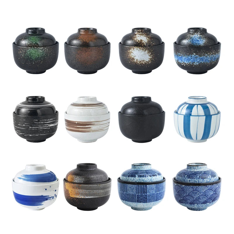 Japanese Soup Bowl With Lid