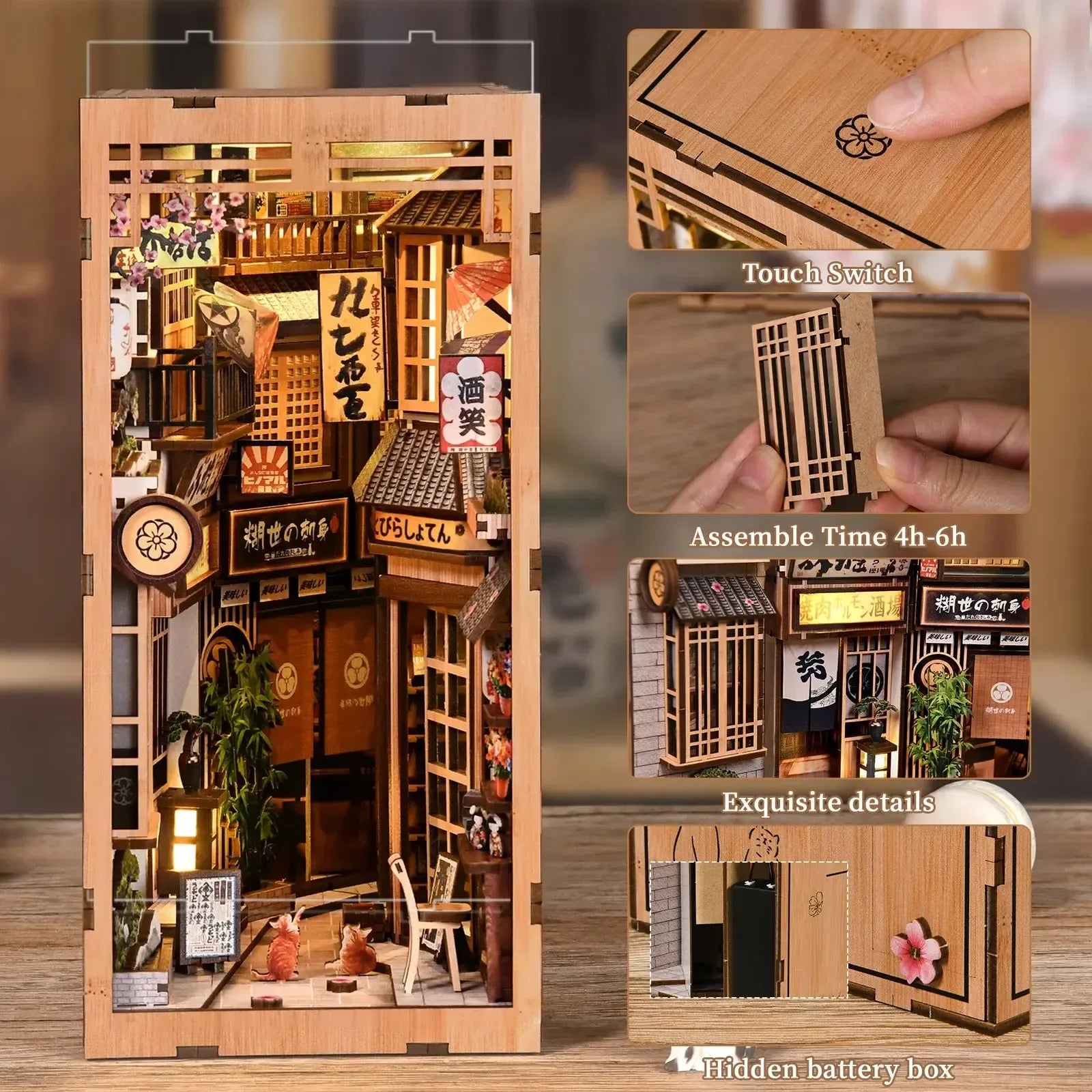 Japanese Street Style DIY Bookend