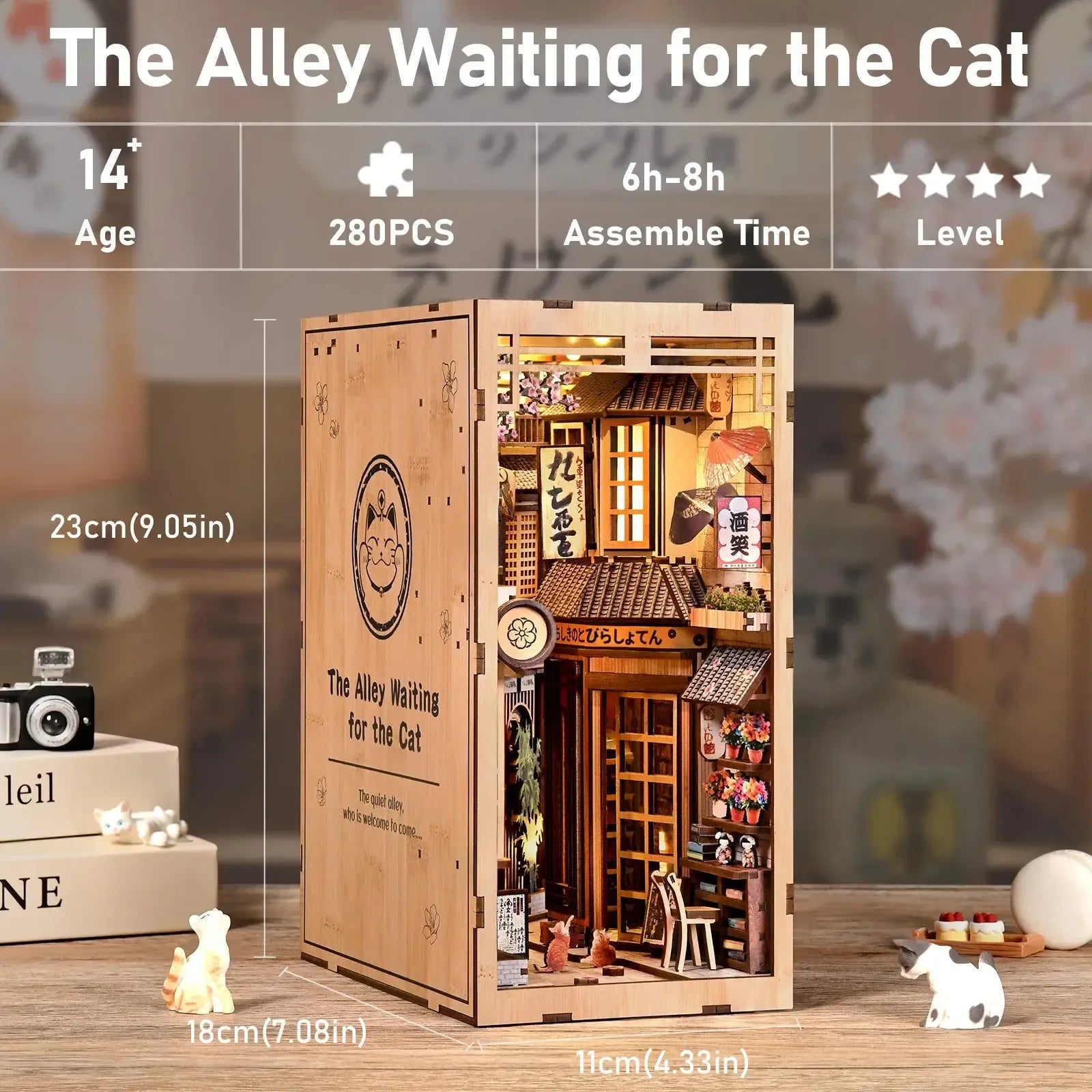 Japanese Street Style DIY Bookend