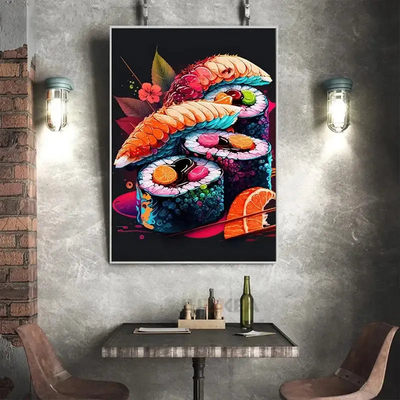 Japanese Sushi Bento Wall Art