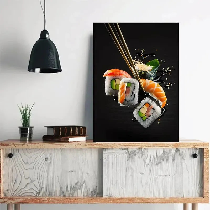 Japanese Sushi Bento Wall Art