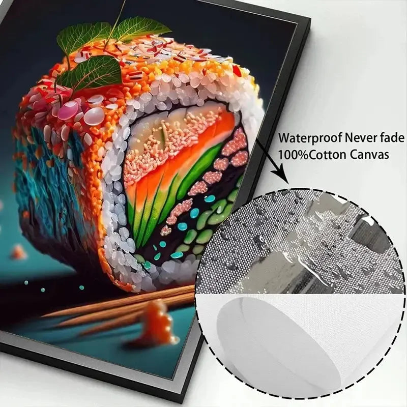 Japanese Sushi Bento Wall Art
