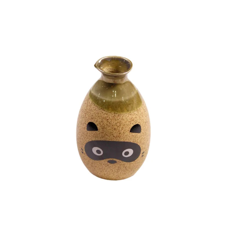 Japanese Tanuki Sake Set