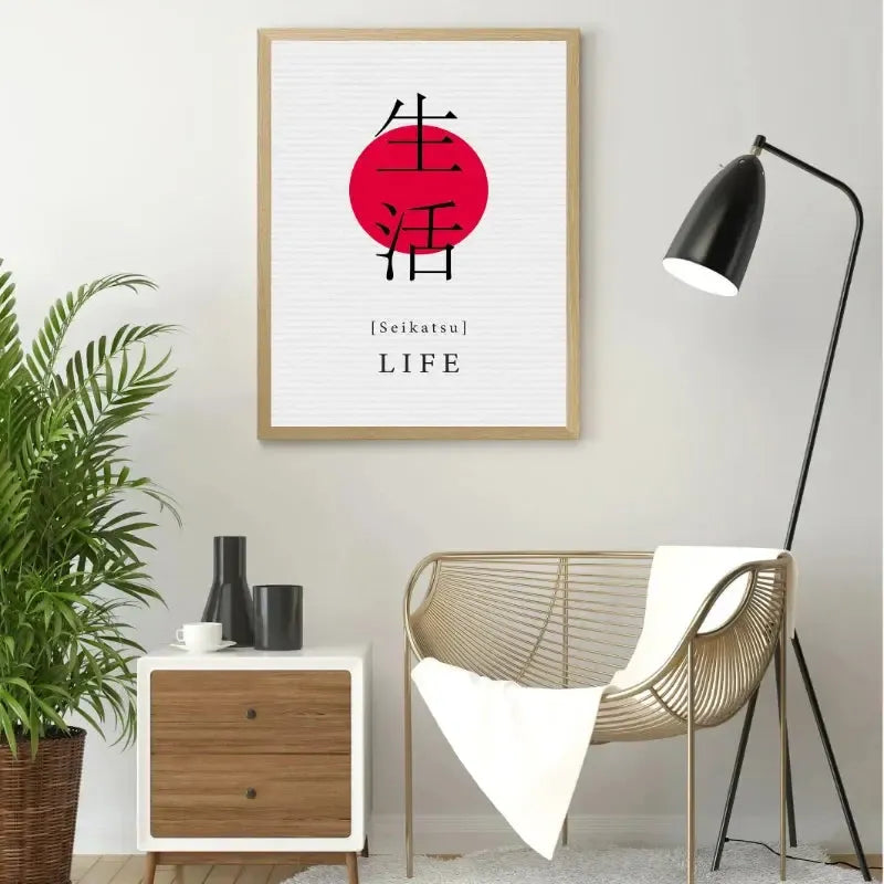 Japanese Zen Inspirational Wall Art