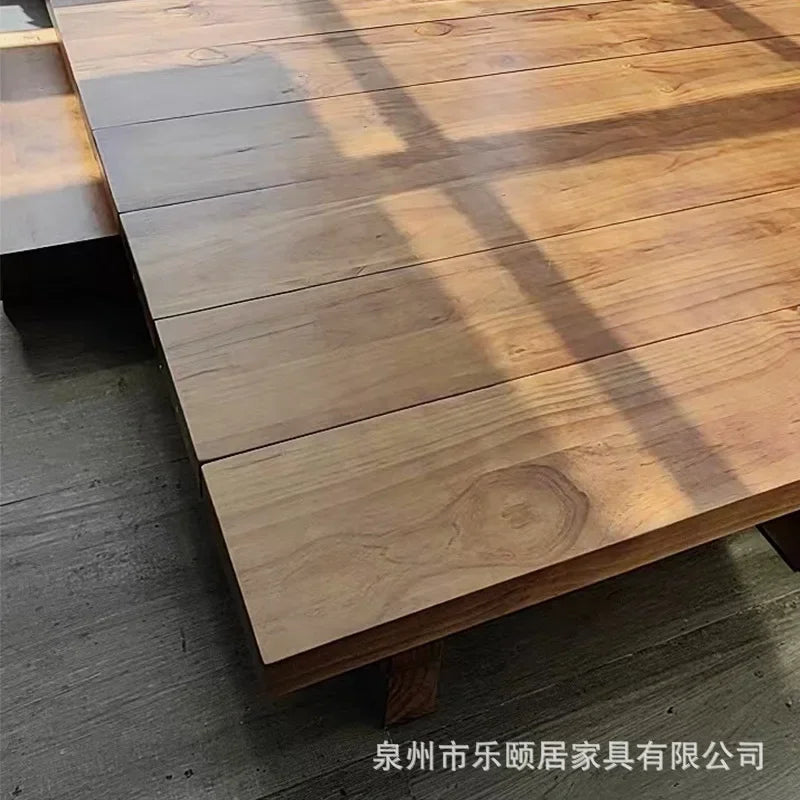 Japanese-style Solid Wood Tatami Bed