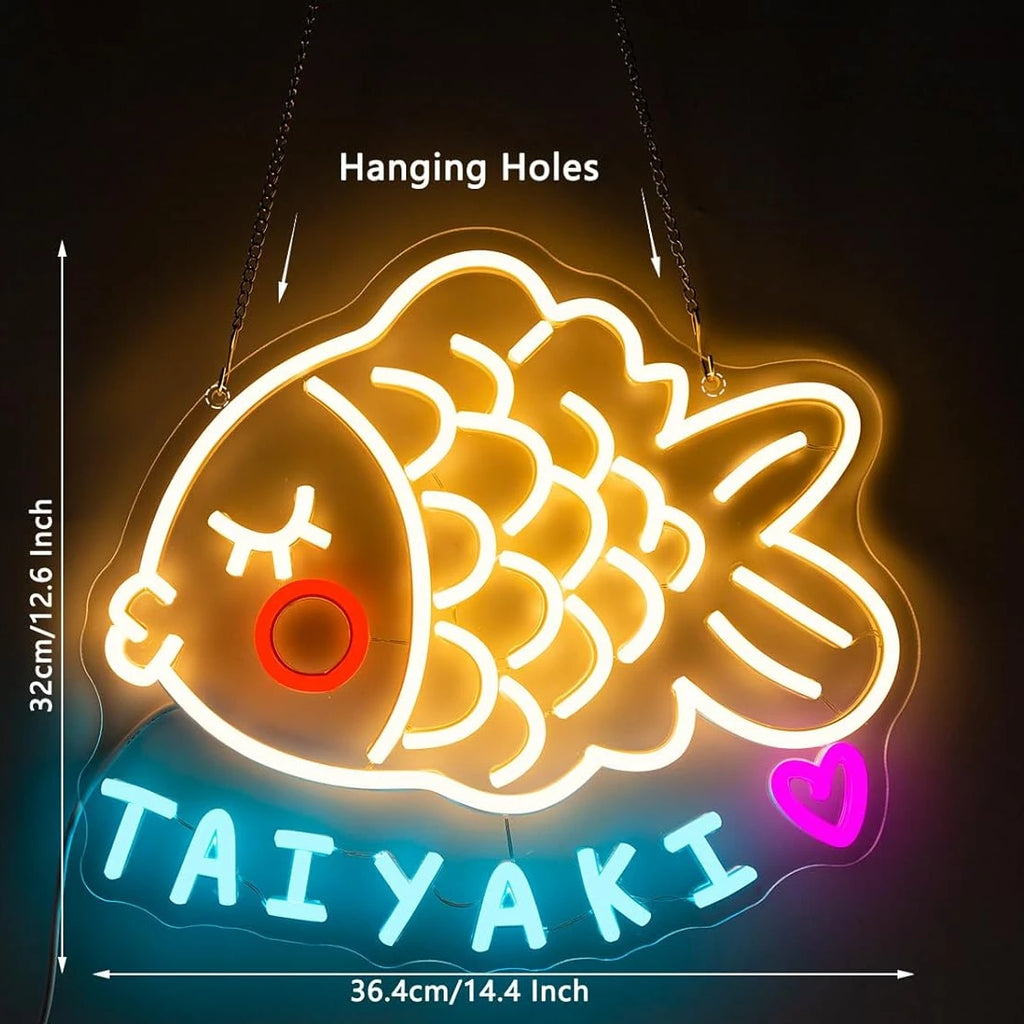 Japnaese Neon Taiyaki Sign