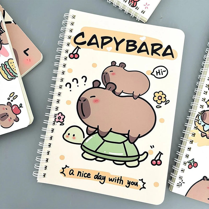 Kawaii Capybara A5 Coil Notebook