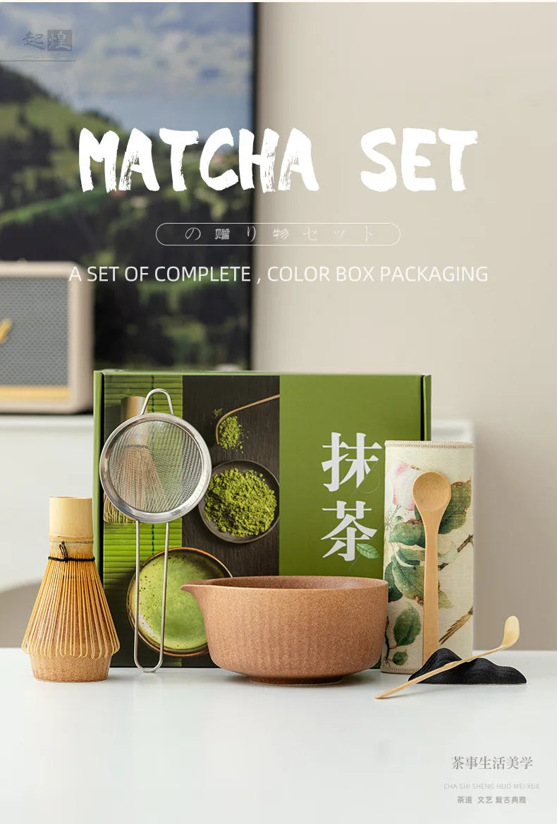 Matcha Tea Set (Set of 8)