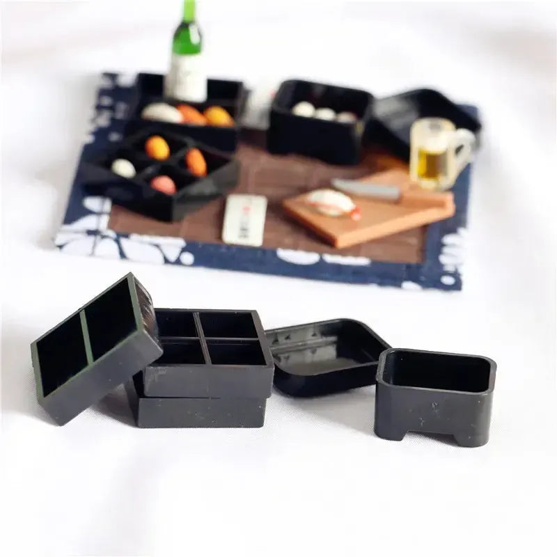 Miniature Sushi & Sake Scale Set