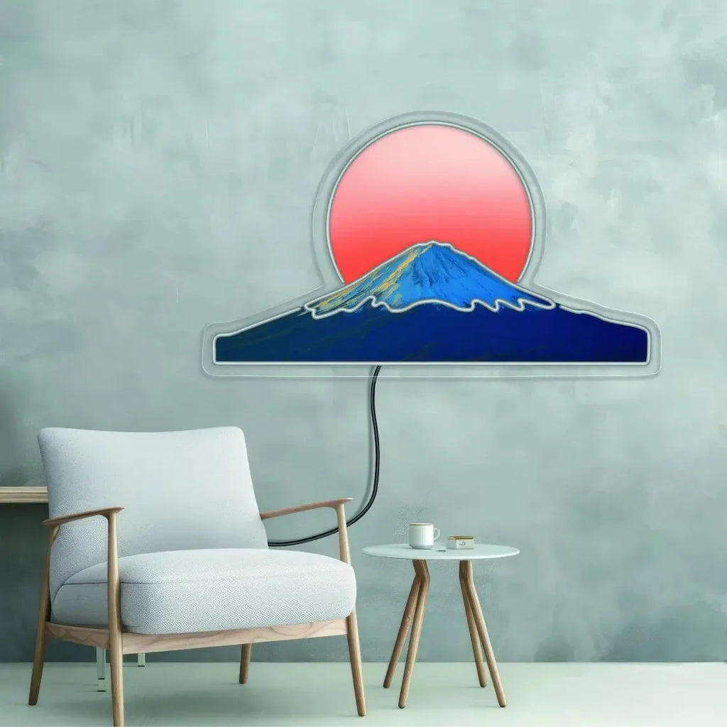Mount Fuji Neon Sign