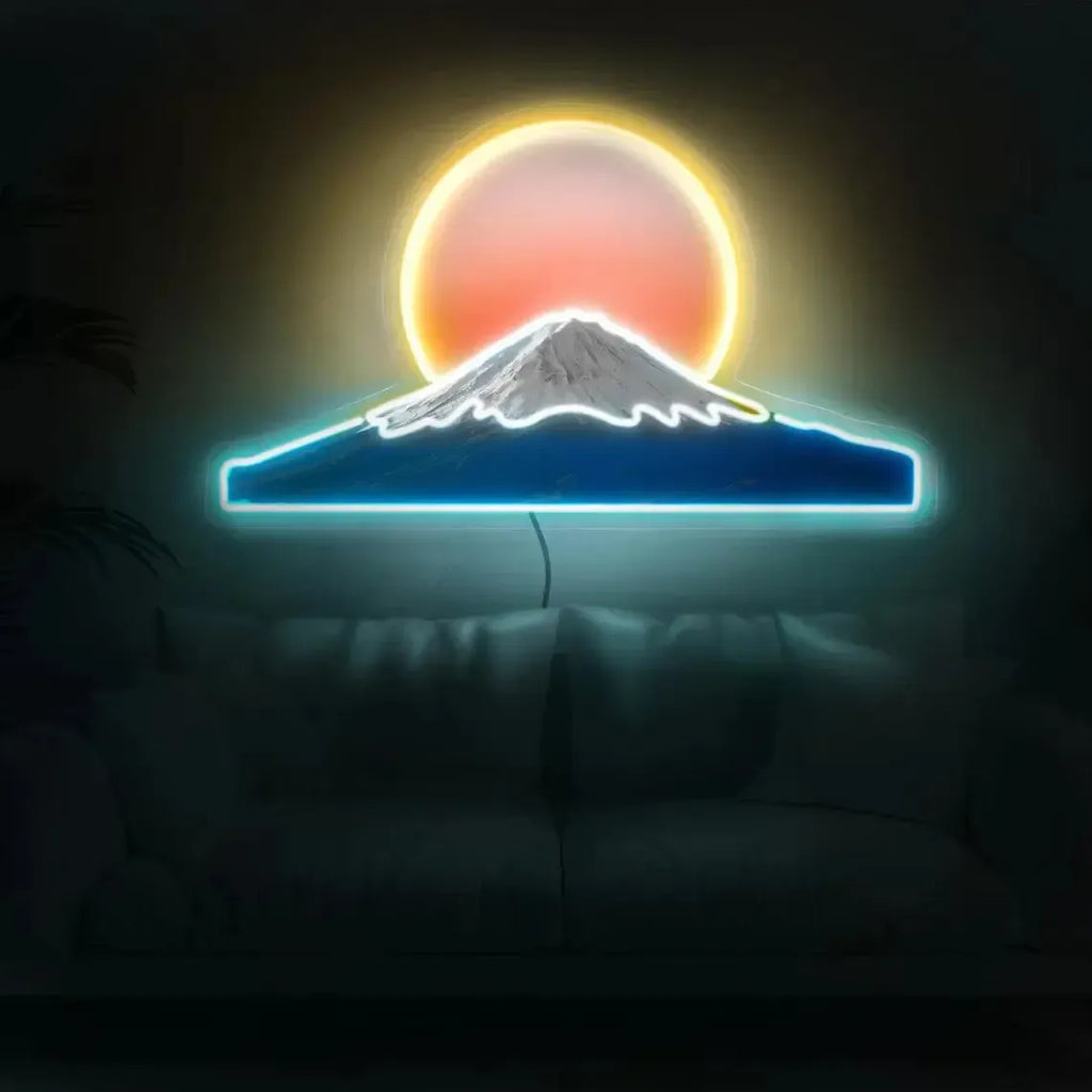 Mount Fuji Neon Sign