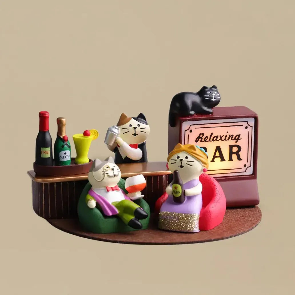 Neko Bar Handmade Statues