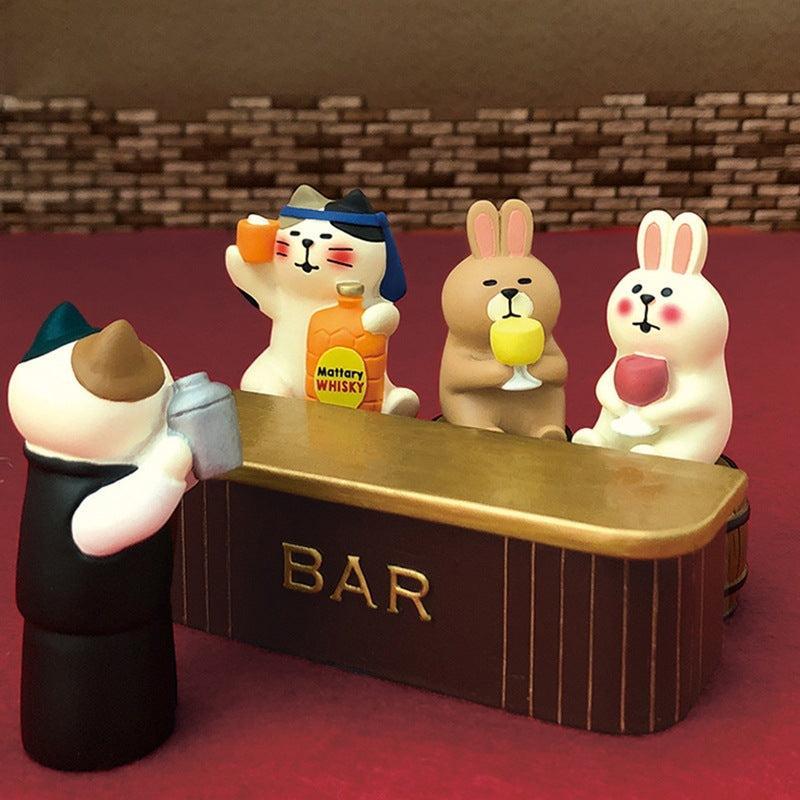 Neko Bar Handmade Statues